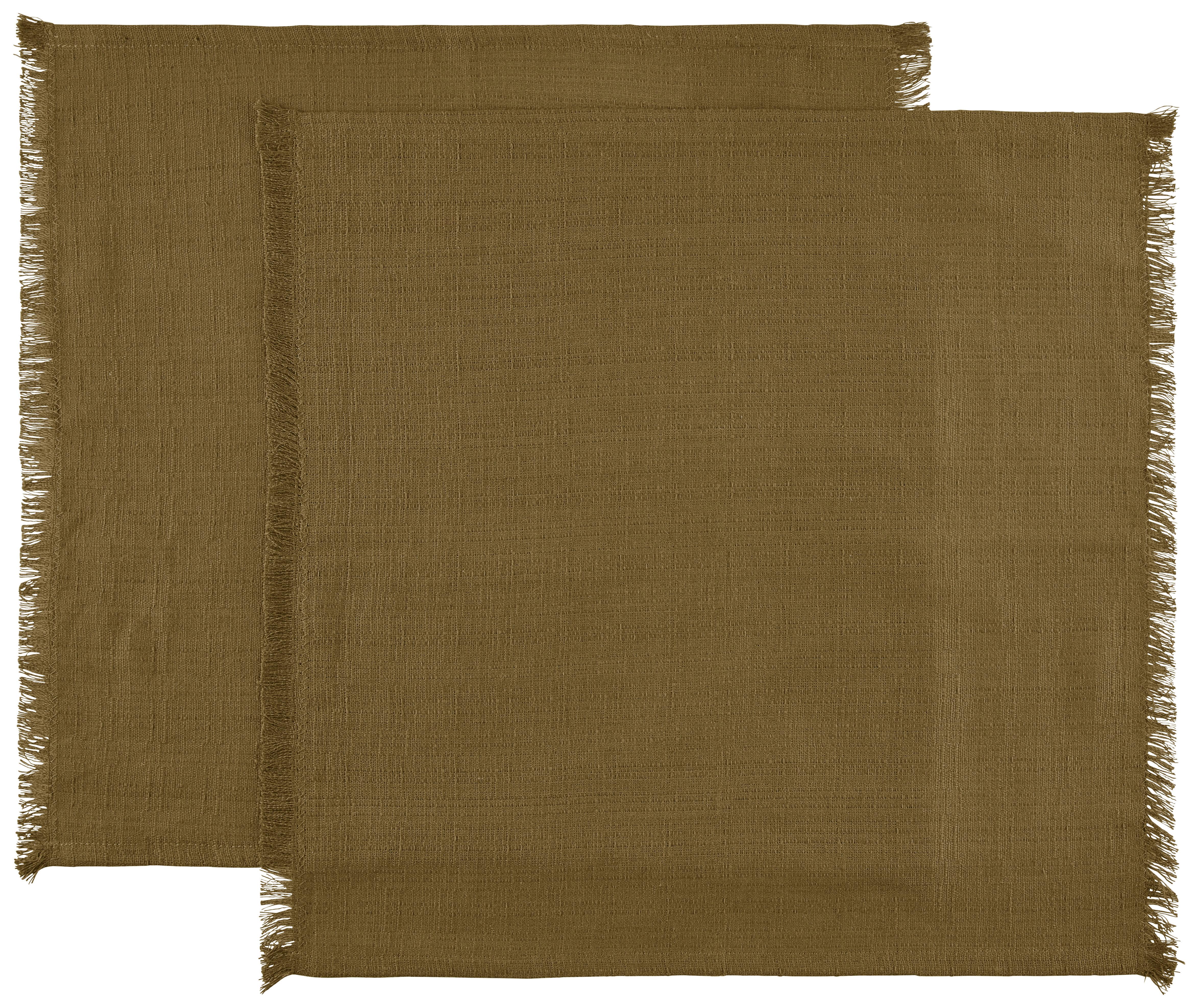 SERVIETTE SIENNA - 2ER PACK - Grün, ROMANTIK / LANDHAUS, Textil (40/40cm) - James Wood