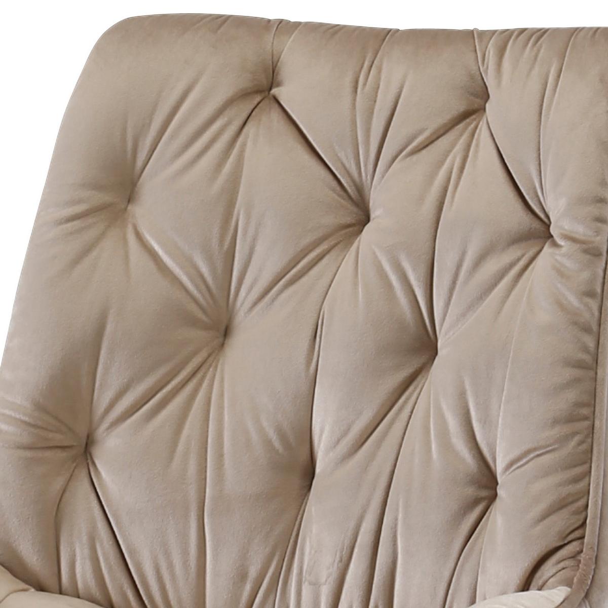 Esszimmerstuhl Langford Taupe Echtholz Beine - Taupe/Schwarz, MODERN, Holz/Textil (52/85/59cm) - Livetastic