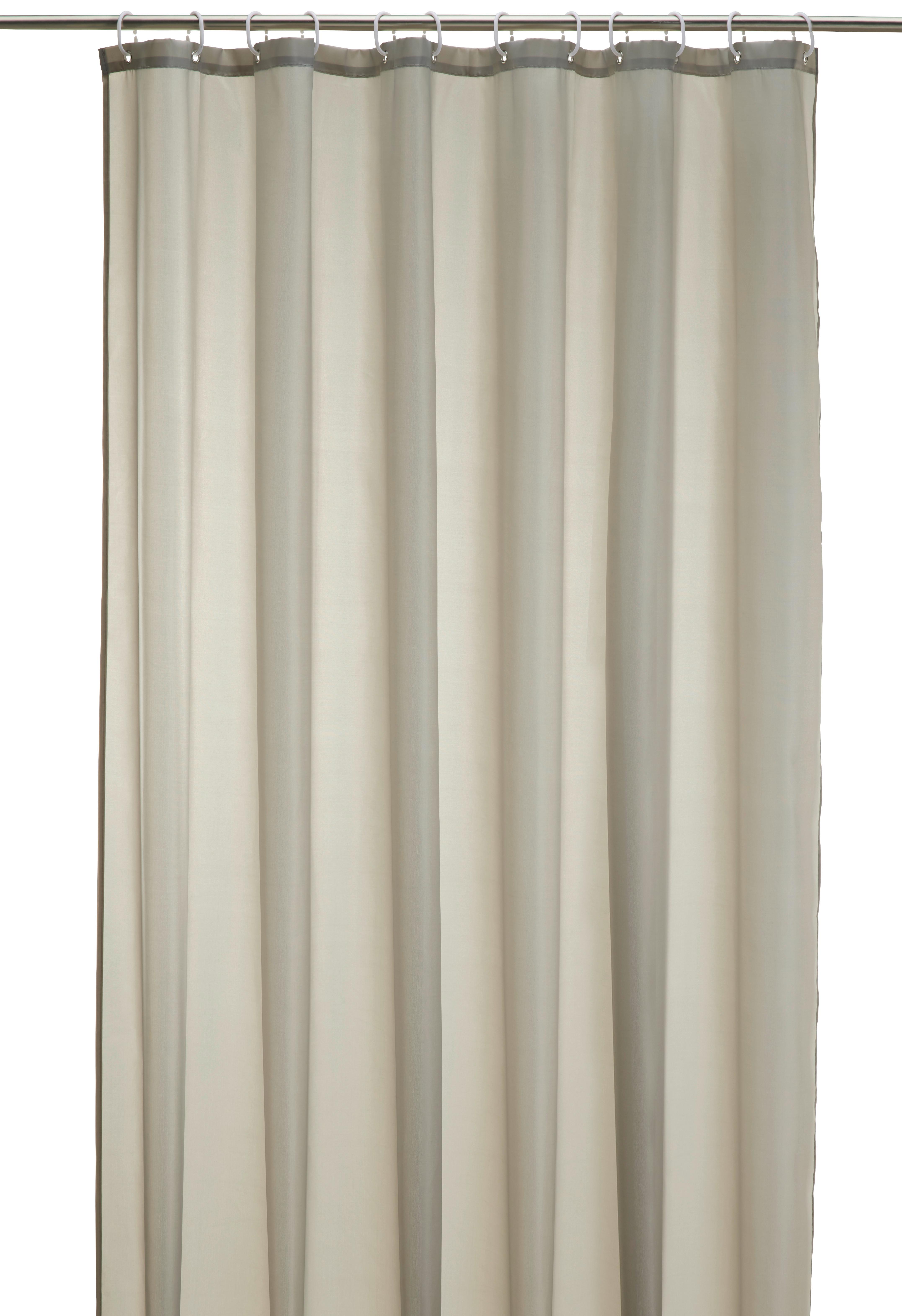 SPRCHOVÝ ZÁVĚS Uni, 180/200cm, šedohnědá - šedohnědá, Konvenční, textil (180/200cm) - Modern Living