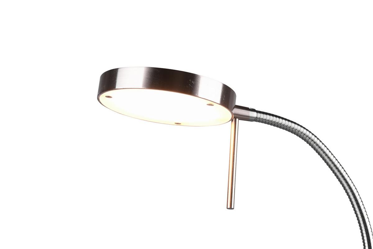 Led-schreibtischlampe Nickelf. 4-Fach Schaltbar, Flexarm - Basics (57/19/46cm) - Trio Leuchten
