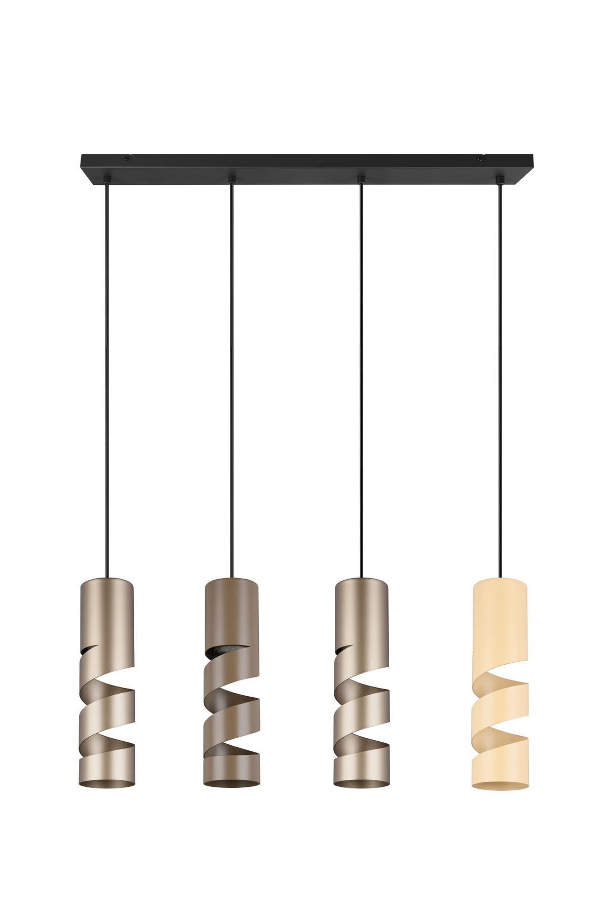 Pendelleuchte 364000417 Stream - Taupe/Beige, KONVENTIONELL, Metall (80/150/9cm) - Trio Leuchten