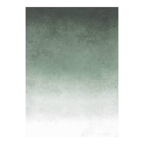 Fototapete Verblasstes Grün - Weiß/Grün, Basics, Papier/Kunststoff (200/280cm)