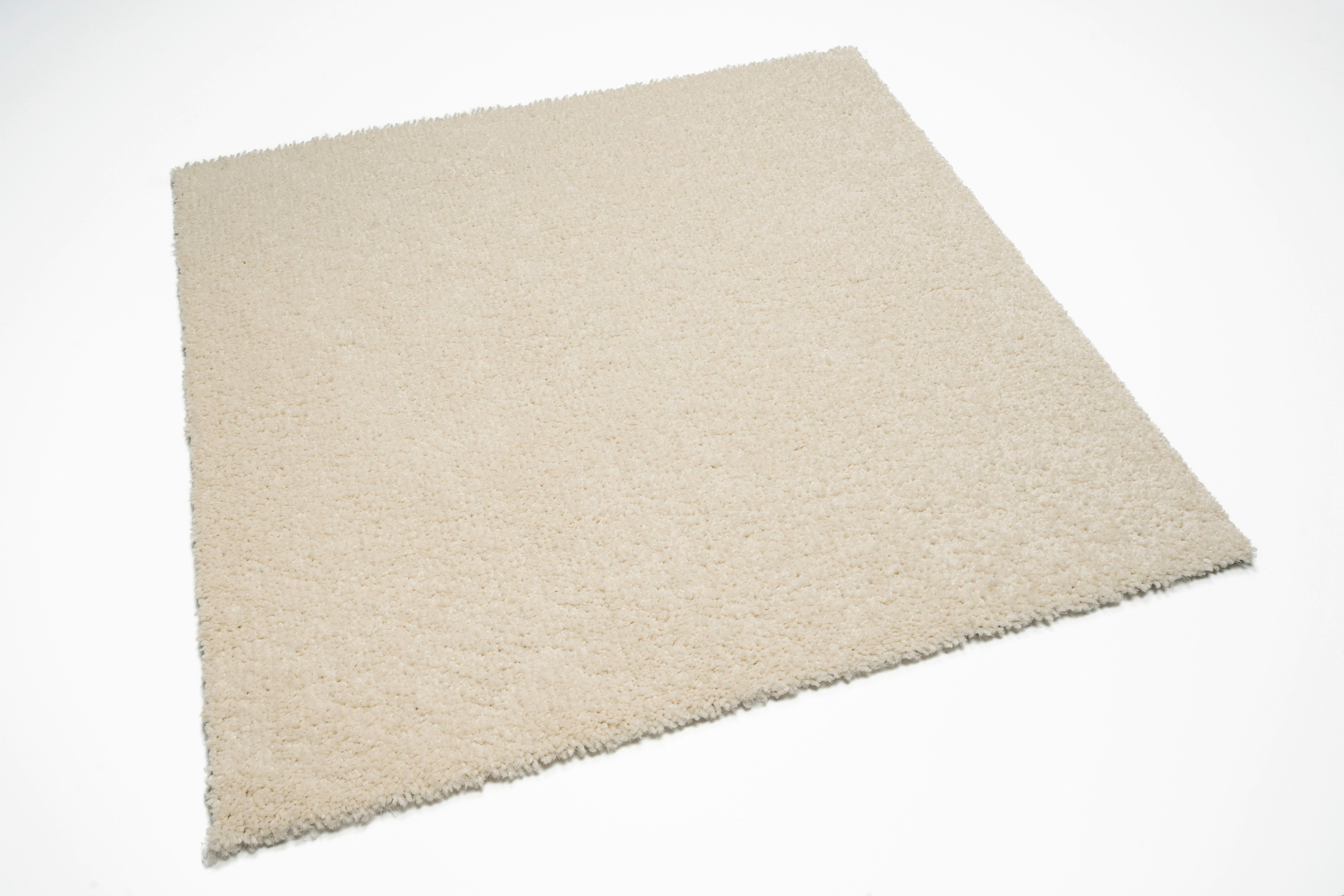 Teppichfliese Creme Carousel 50x50 cm Florhöhe 10 mm - Creme, Basics, Textil (50/50cm)