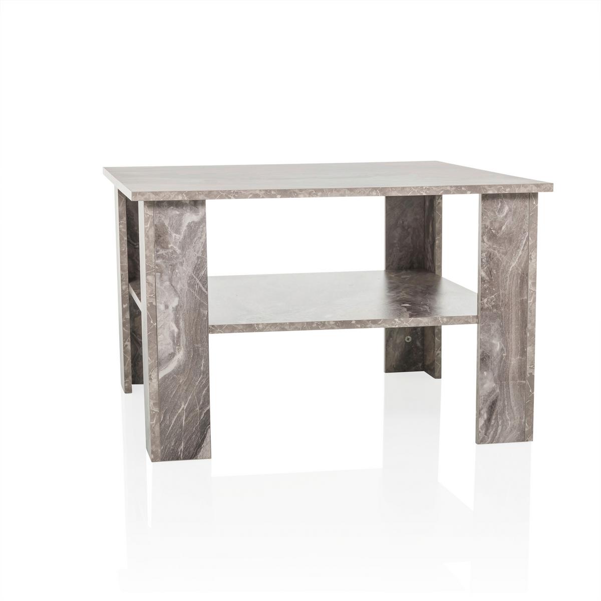 Couchtisch Bismo Grau B: 70 cm - Grau, MODERN, Holzwerkstoff (70/70/45cm) - MID.YOU