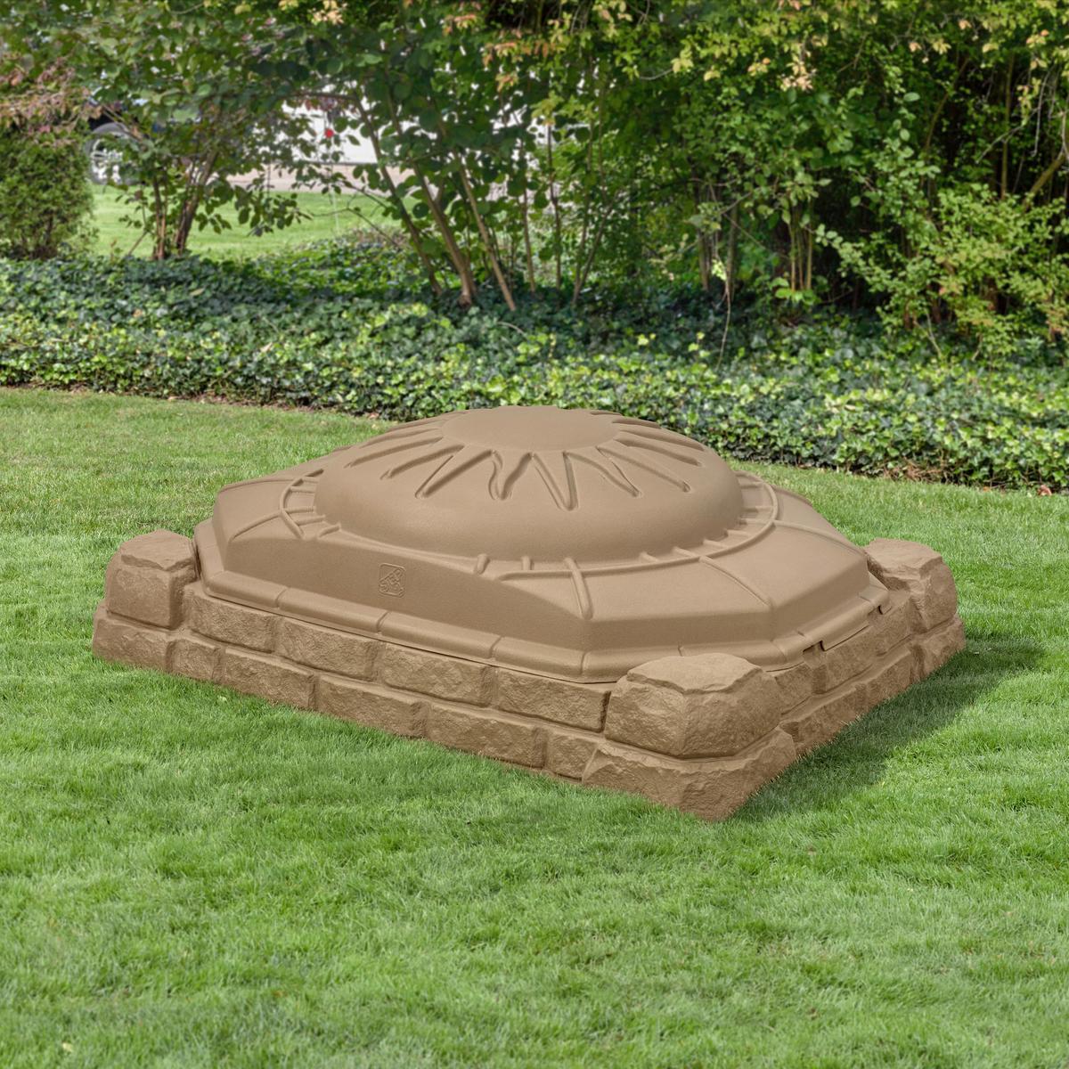 Sandkasten 7220kr - Braun, KONVENTIONELL, Kunststoff (111,8/39,4/81,2cm) - Ambia Garden