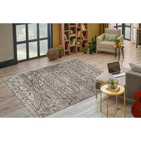 Flachwebteppich Davio 400 - Grau, KONVENTIONELL, Textil (80/150cm)