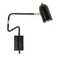 WANDLEUCHTE 21-75451 - Schwarz, Basics, Metall (8/51/39cm)