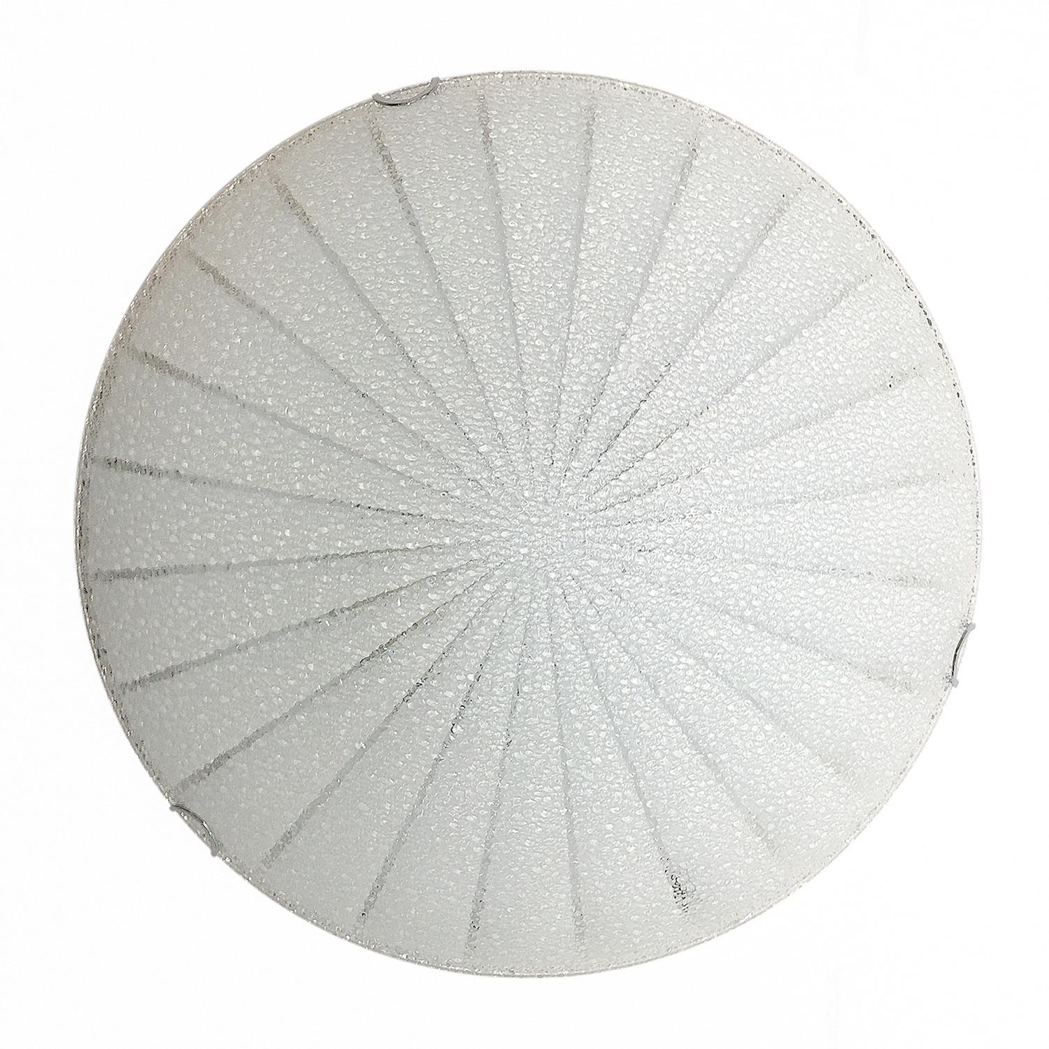 Deckenleuchte Klar L: 40 Cm 22w - Klar, Basics, Glas (40/40/10cm)