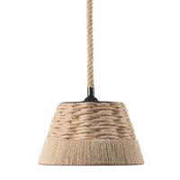 Hängeleuchte 1732/S - Beige, Natur, Naturmaterialien/Textil (36/136cm)