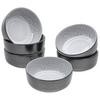 Müslischalenset 21523 Nordic Fjord Frost - Hellgrau, Trend, Keramik - Creatable
