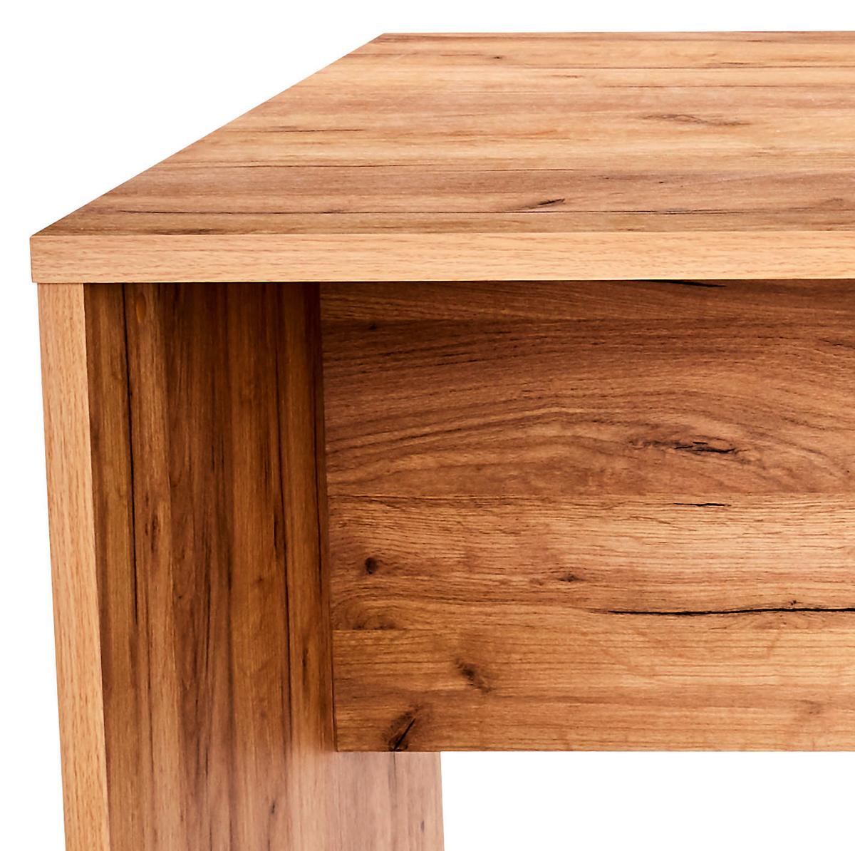 Schreibtisch B 160cm H 76cm Profi, Eiche Dekor - Eichefarben, MODERN, Holzwerkstoff (160/76/80cm) - Ondega