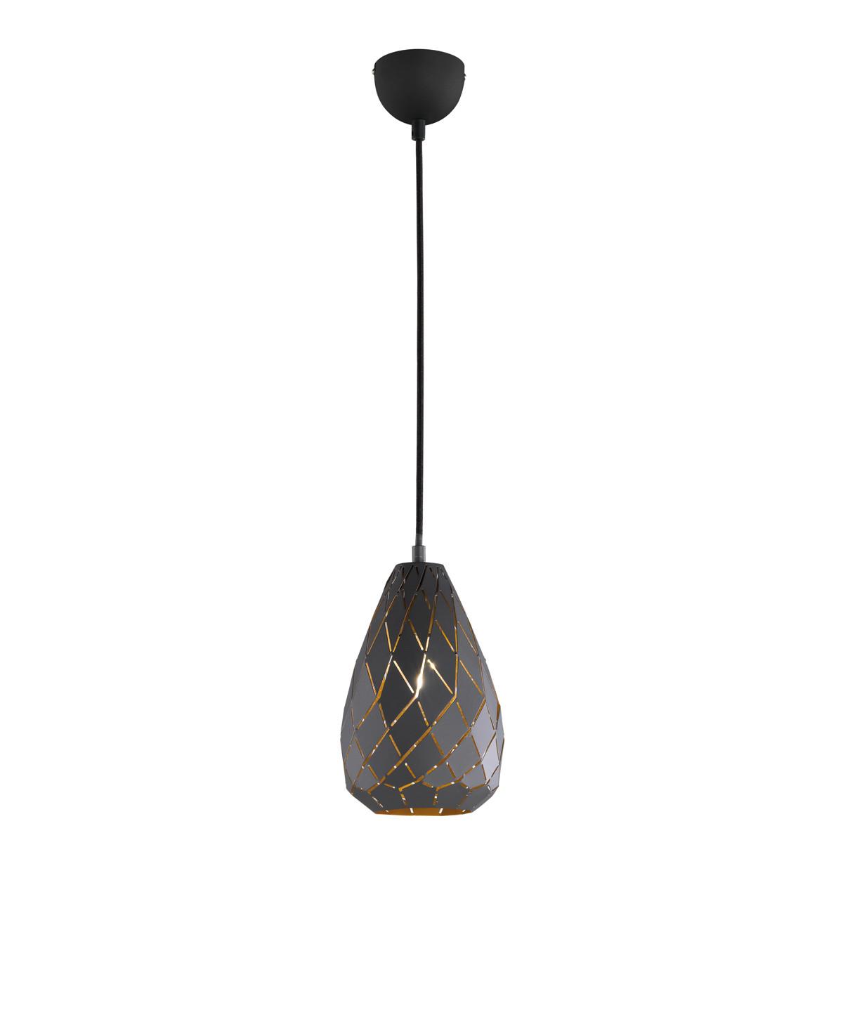 Pendelleuchte 301300142 Onyx - Anthrazit, Design, Metall (15/150cm) - Trio Leuchten