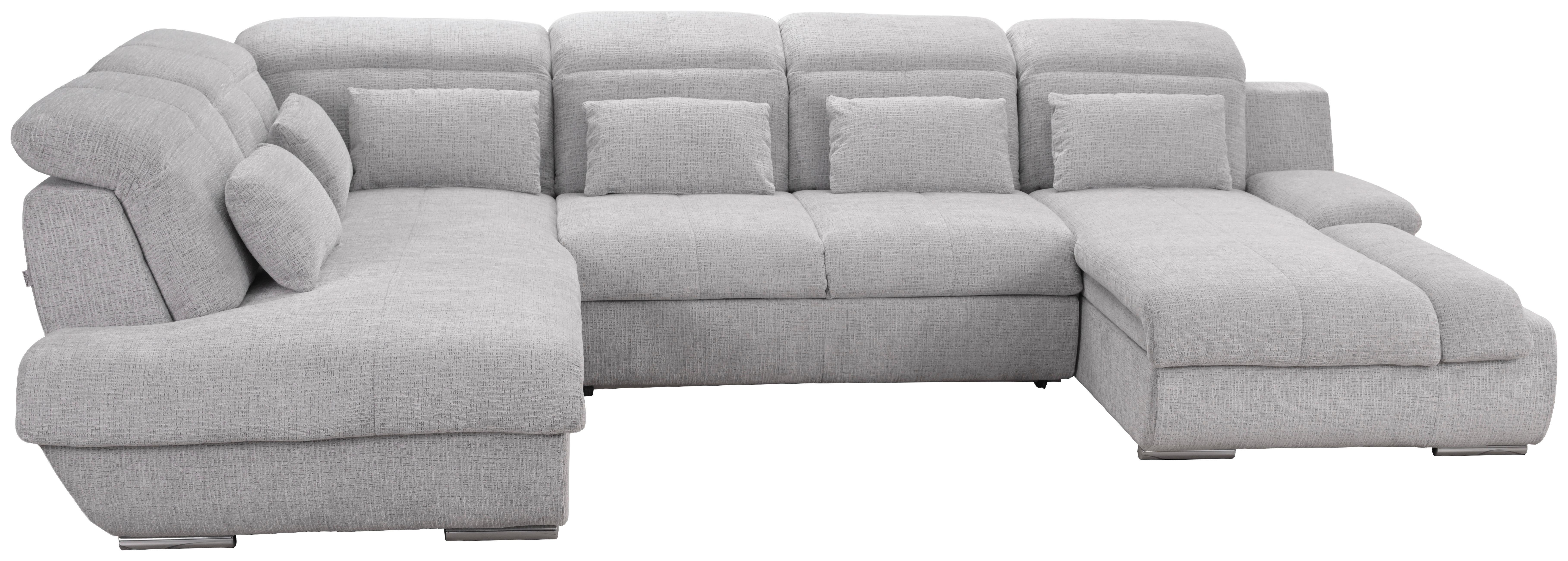 Wohnlandschaft Multi mit Schlaffunktion grau