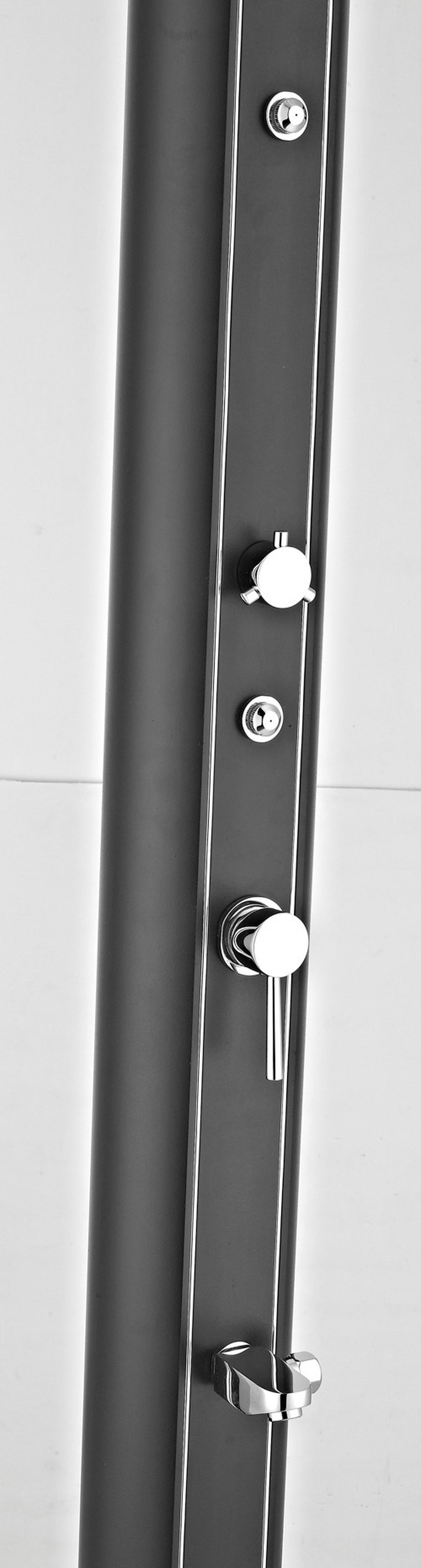 Solardusche Gre Ar1130 - Schwarz, KONVENTIONELL, Metall (21/10/210cm) - Gre