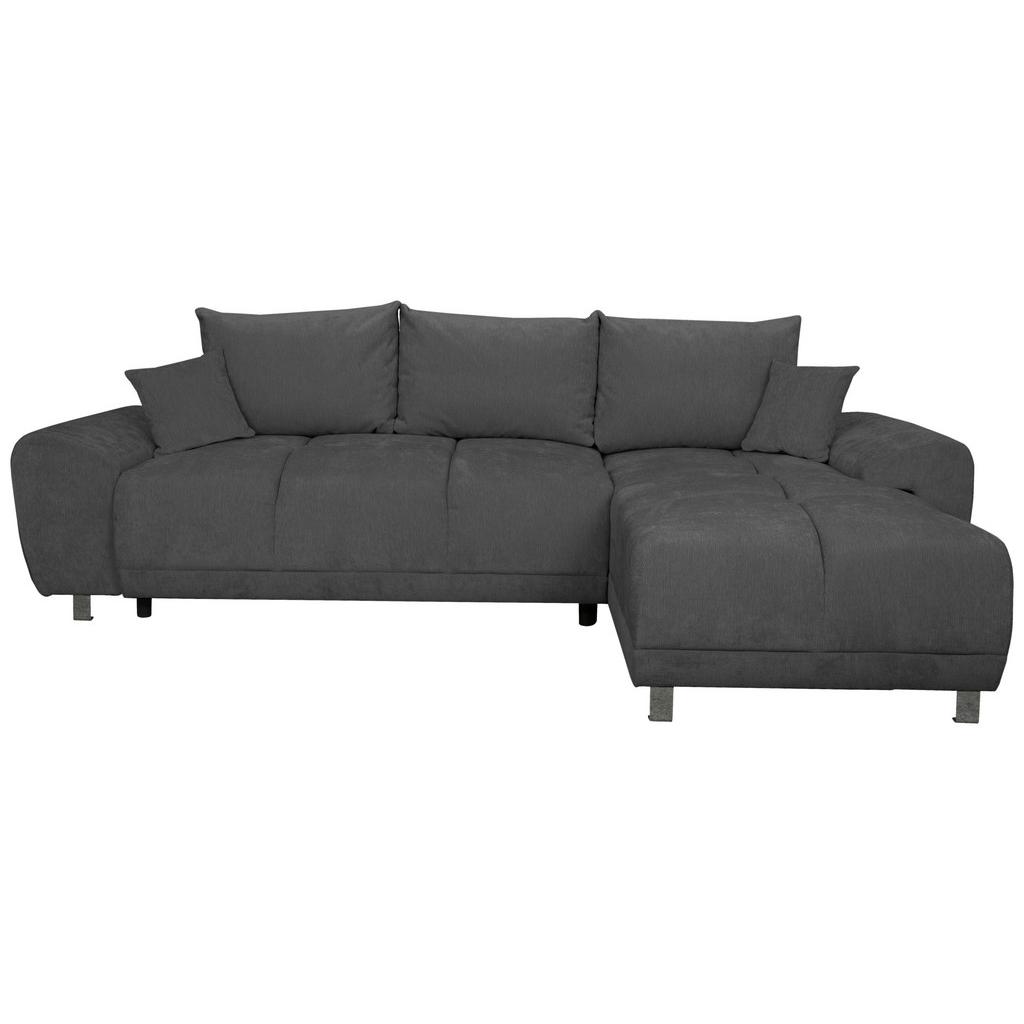 ECKSCHLAFSOFA Ramon, Graphitf. S: 296x182 cm