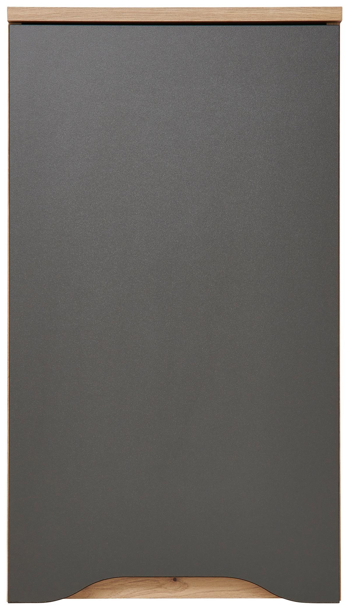 Badezimmer Giga Eichefarben/anthrazit B: 150cm - Anthrazit/Eiche Artisan, MODERN, Holzwerkstoff (150/190/40cm)