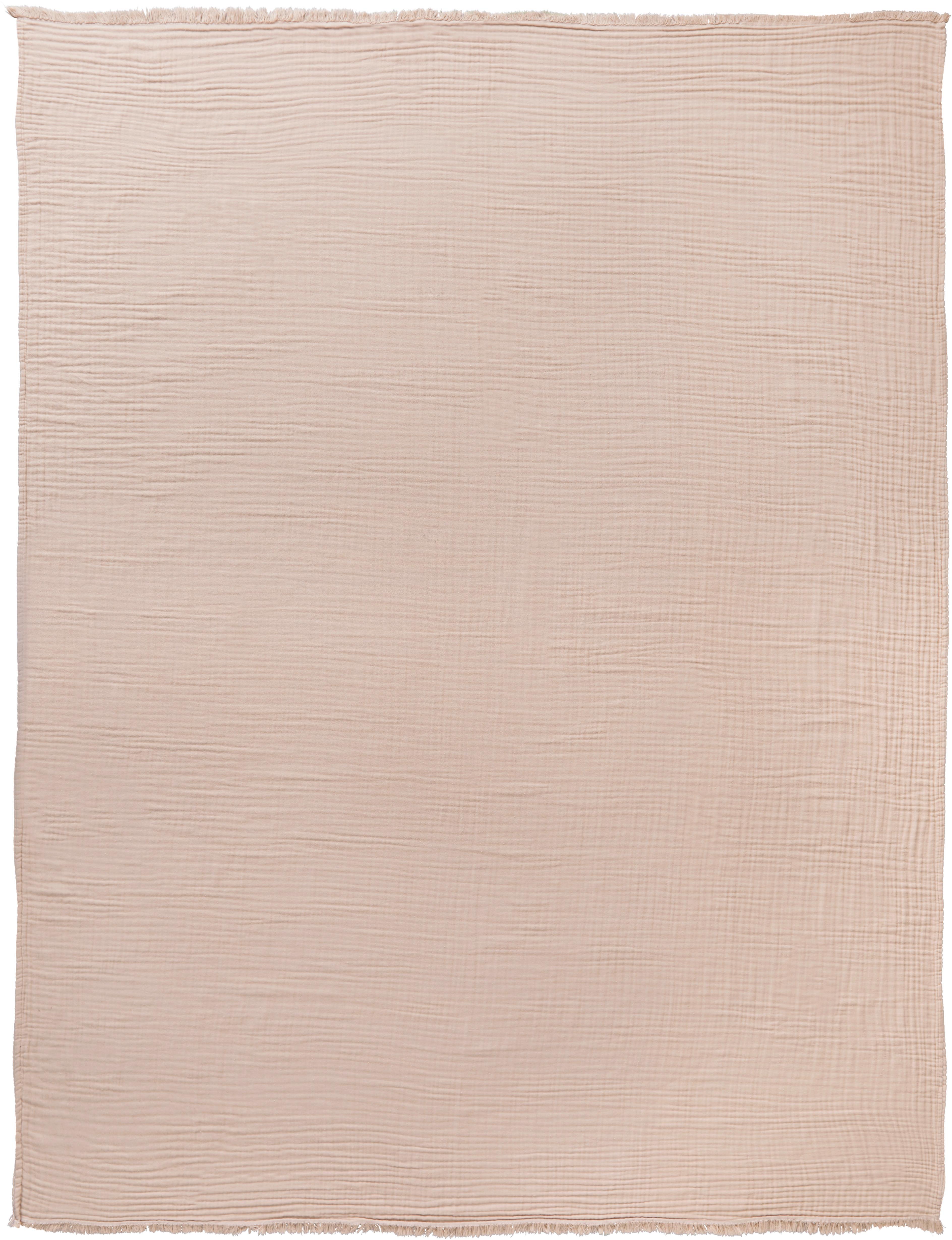 Denní Deka Mirsa, 150/210cm, Růžová - růžová, Moderní, textil (150/210cm) - Premium Living