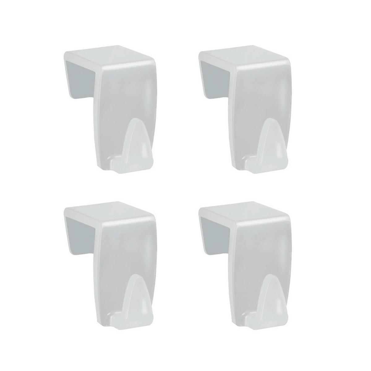 Tür- Und Fensterhakenset Mali Bxhxt:  9,5x16x2,8 Cm - Transparent, Basics, Kunststoff (9,50cm) - Metaltex