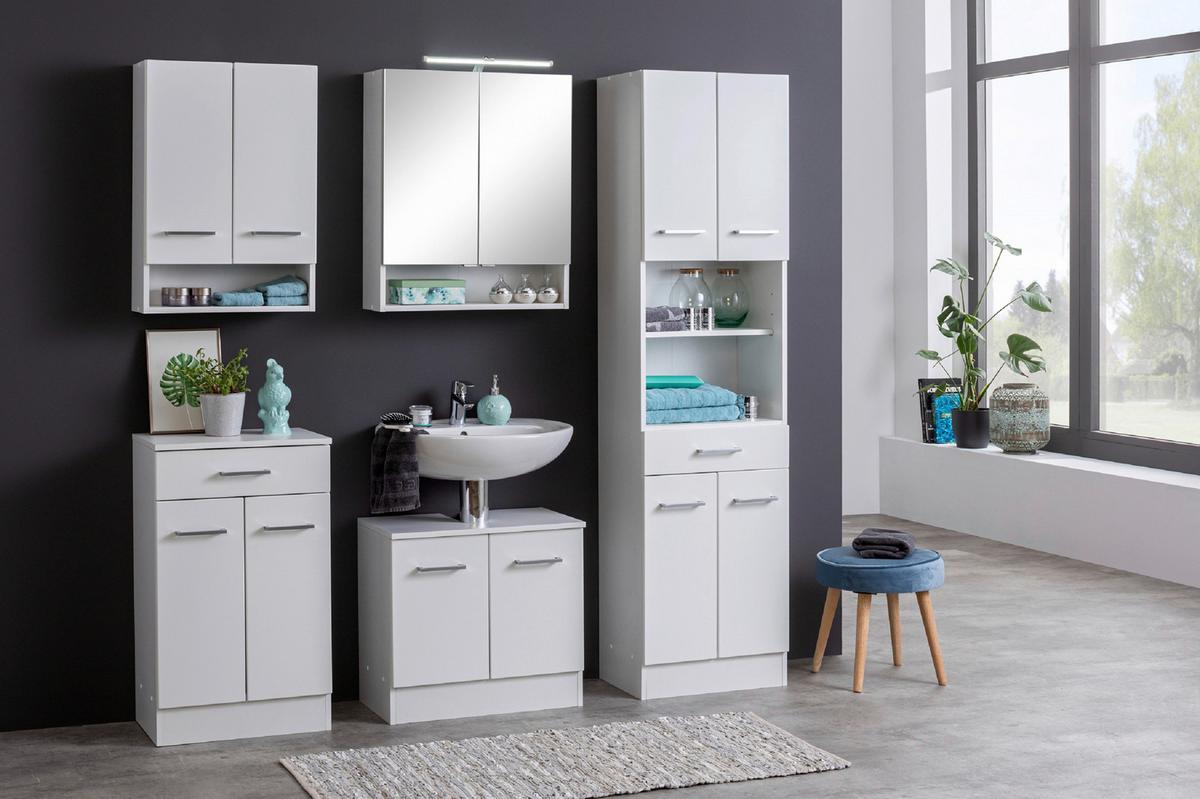 Hängeschrank Riga Weiß B: 50 Cm - Weiß, MODERN, Holzwerkstoff (50/71/20cm) - Held