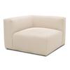 Sofaelement Creme B: 108 cm - Creme/Schwarz, Design, Textil (108/69/108cm) - MID.YOU