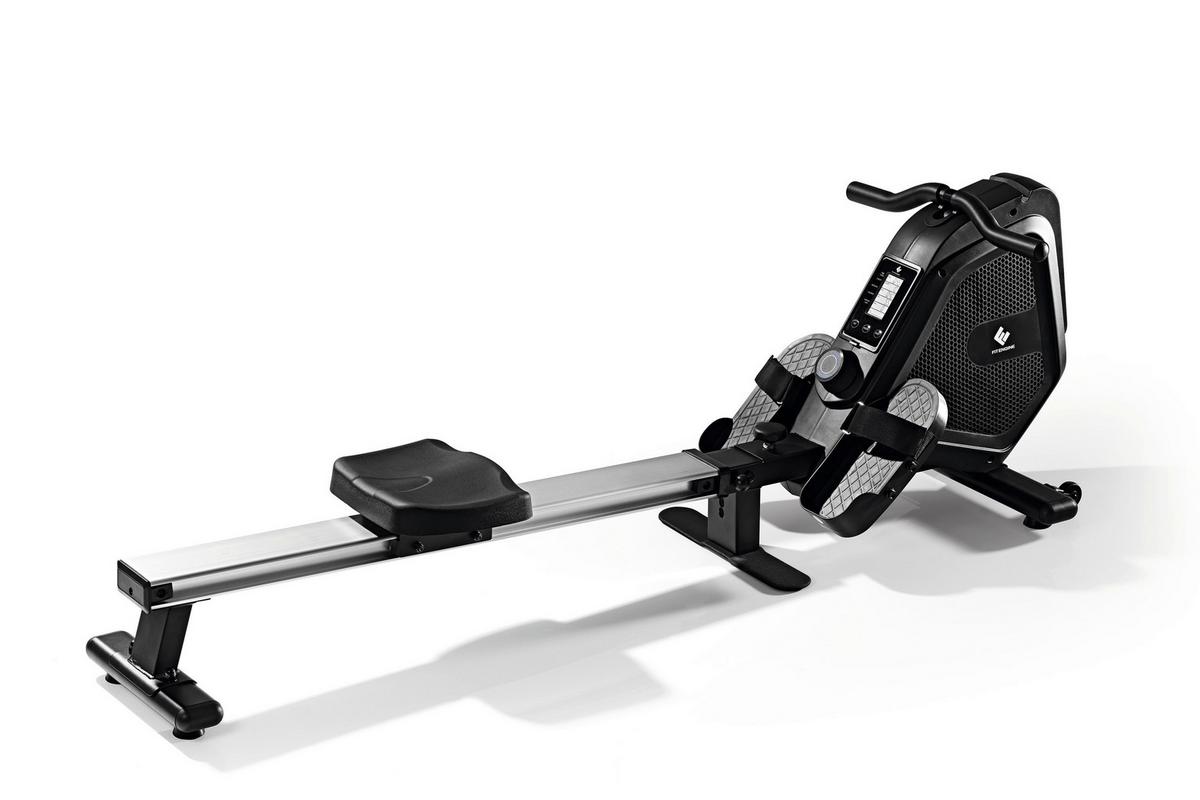 Rudergerät 09272 Fitengine Rudergerät - Schwarz, LIFESTYLE, Kunststoff/Metall (180/54/24,5cm)