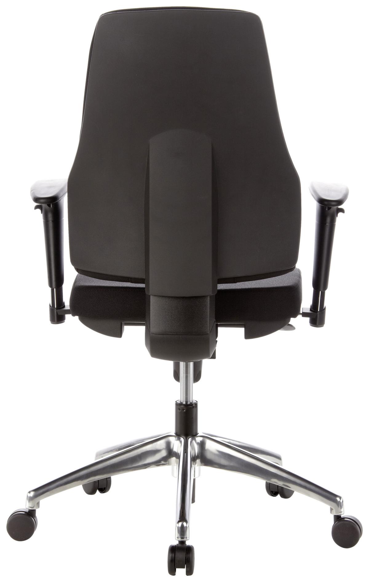 Drehstuhl Pro-Tec 200 Schwarz - Schwarz, MODERN, Kunststoff/Textil (60/126/45cm) - MID.YOU