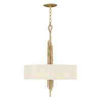 Hängeleuchte H: 91,5 cm 6-Flammig - Champagner/Goldfarben, LIFESTYLE, Metall (61/61/91,5cm) - Elstead Lighting