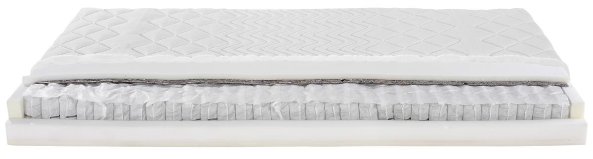 Taschenfederkernmatratze Primavera 140x200cm H2 H: 19cm - Weiß, Textil (140/200cm) - Primatex