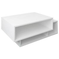 Konferenčný stolík Runila 80x50 cm, biely - biela, Modern, kompozitné drevo (88/35/50cm) - MID.YOU