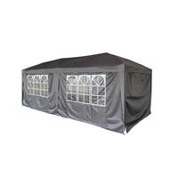PAVILLON SAMBESI - Anthrazit, Basics, Kunststoff/Metall (300/260/600cm) - Gardenson