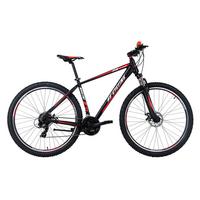 Mountainbike Hardtail 29 Zoll Morzine 21 Gänge - Rot/Schwarz, Basics, Metall (139/76/21cm) - KS Cycling
