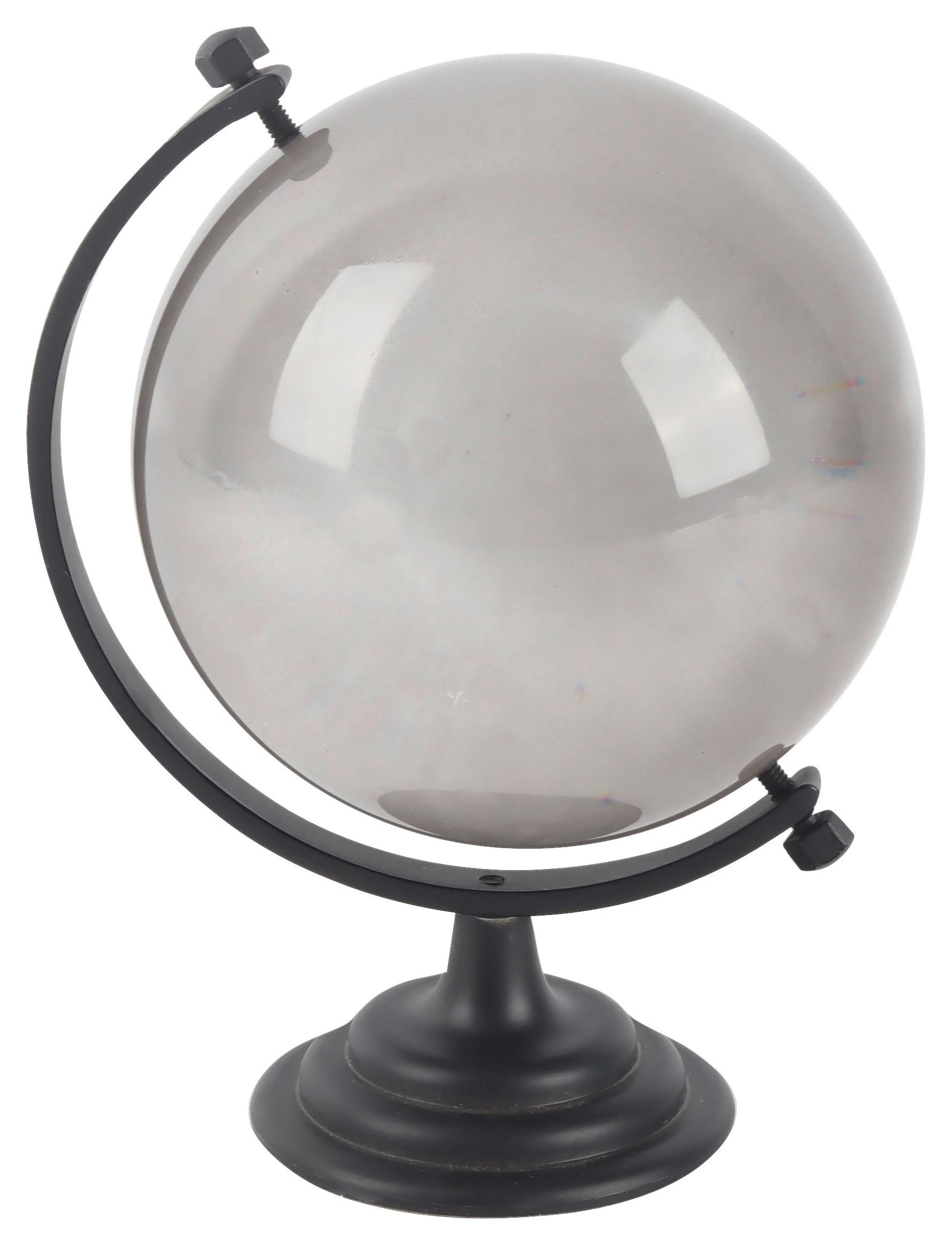 Socha SMOKY - čierna, Modern, kov/sklo (11/14,5/10cm) - Mömax