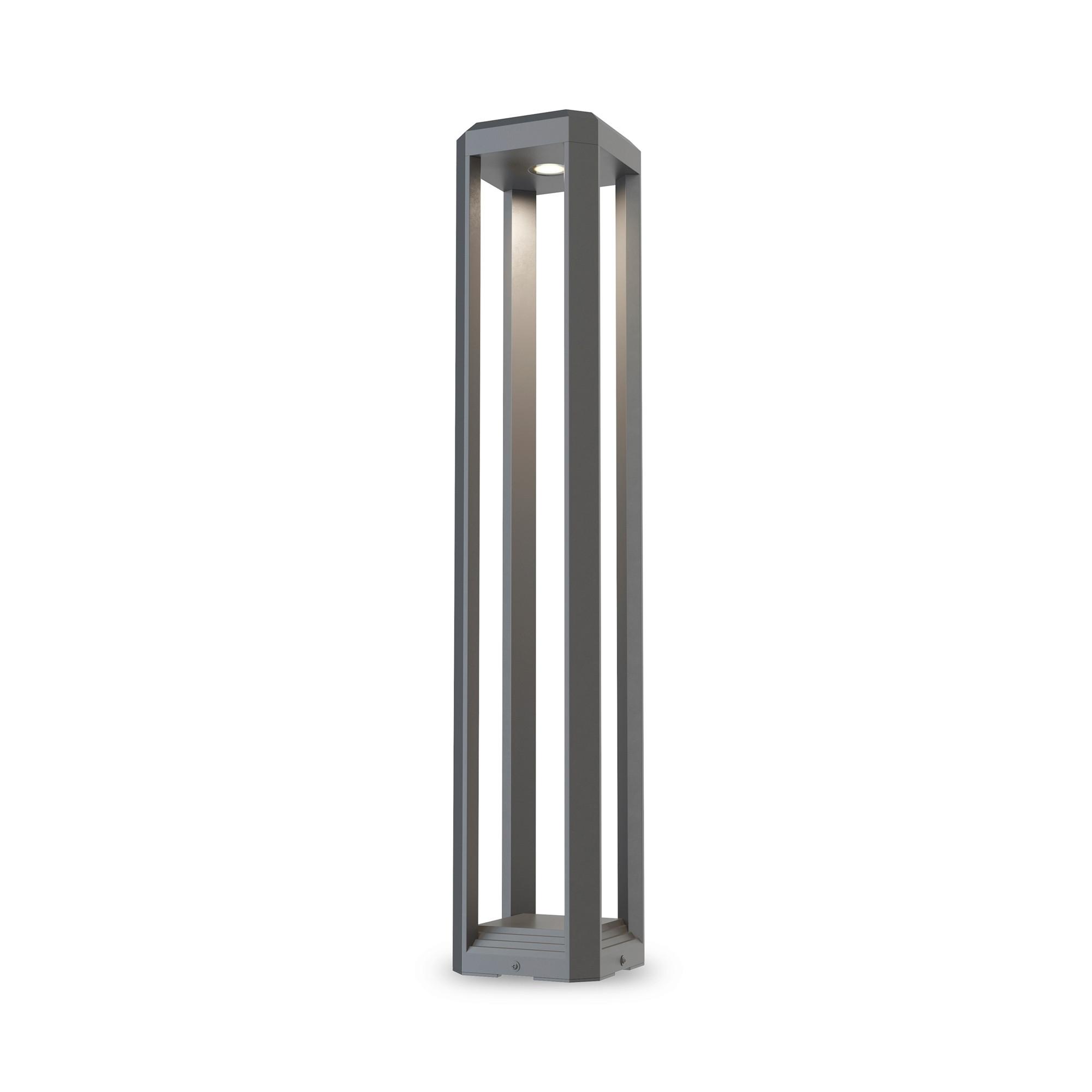 WEGELEUCHTE ROYAL MILE - Grau, Trend, Metall (15,1/15,1/80cm) - MAYTONI