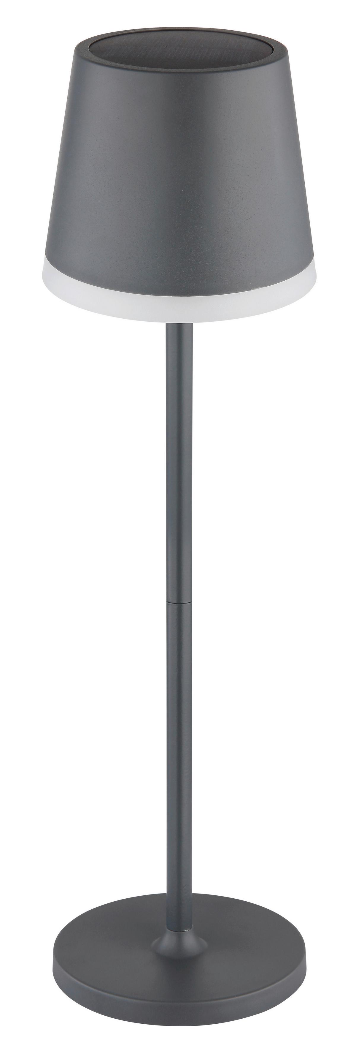 Solarleuchte 36637a - Anthrazit/Schwarz, Design, Kunststoff/Metall (11/26-41cm) - Globo