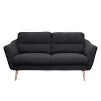 2,5-Sitzer Tromso Anthazit B: 187 cm - Anthrazit/Buchefarben, Design, Textil (187/87/88cm) - Livetastic