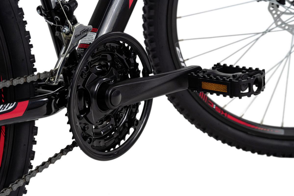 Mountainbike Hardtail 26 Zoll Sharp 21 Gänge - Schwarz, Basics, Metall (180/70/80cm) - KS Cycling