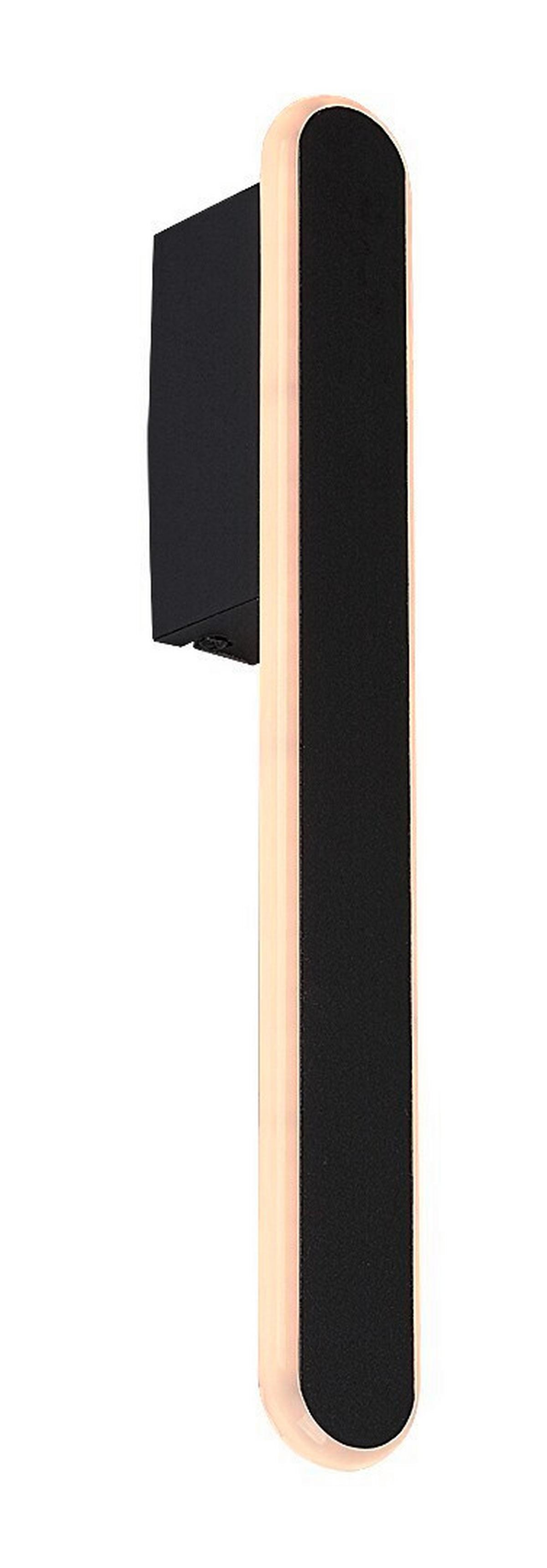 NÁSTĚNNÉ SVÍTIDLO SINDRI - bílá/černá, Design, kov/plast (5/38/6.5cm)