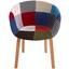 Stuhl Patchwork Style - Multicolor/Naturfarben, MODERN, Holzwerkstoff/Kunststoff (59/81/55cm) - Ombra Stuhl Patchwork Style - Multicolor/Naturfarben, MODERN, Holzwerkstoff/Kunststoff (59/81/55cm) - Ombra