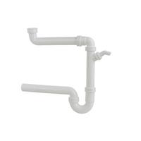 Szifon 98833548 - fehér, Basics, műanyag (4cm)