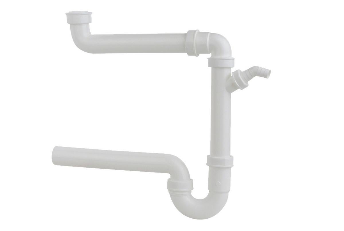 Szifon 98833548 - fehér, Basics, műanyag (4cm)