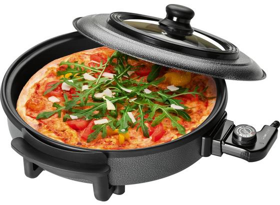 Pizza-/Partypfanne Pp 3402 - Schwarz, MODERN, Kunststoff/Metall (43/16/44cm) - Clatronic Pizza-/Partypfanne Pp 3402 - Schwarz, MODERN, Kunststoff/Metall (43/16/44cm) - Clatronic