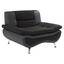Sessel Atlantis - Chromfarben/Anthrazit, MODERN, Textil (116/81/89cm)