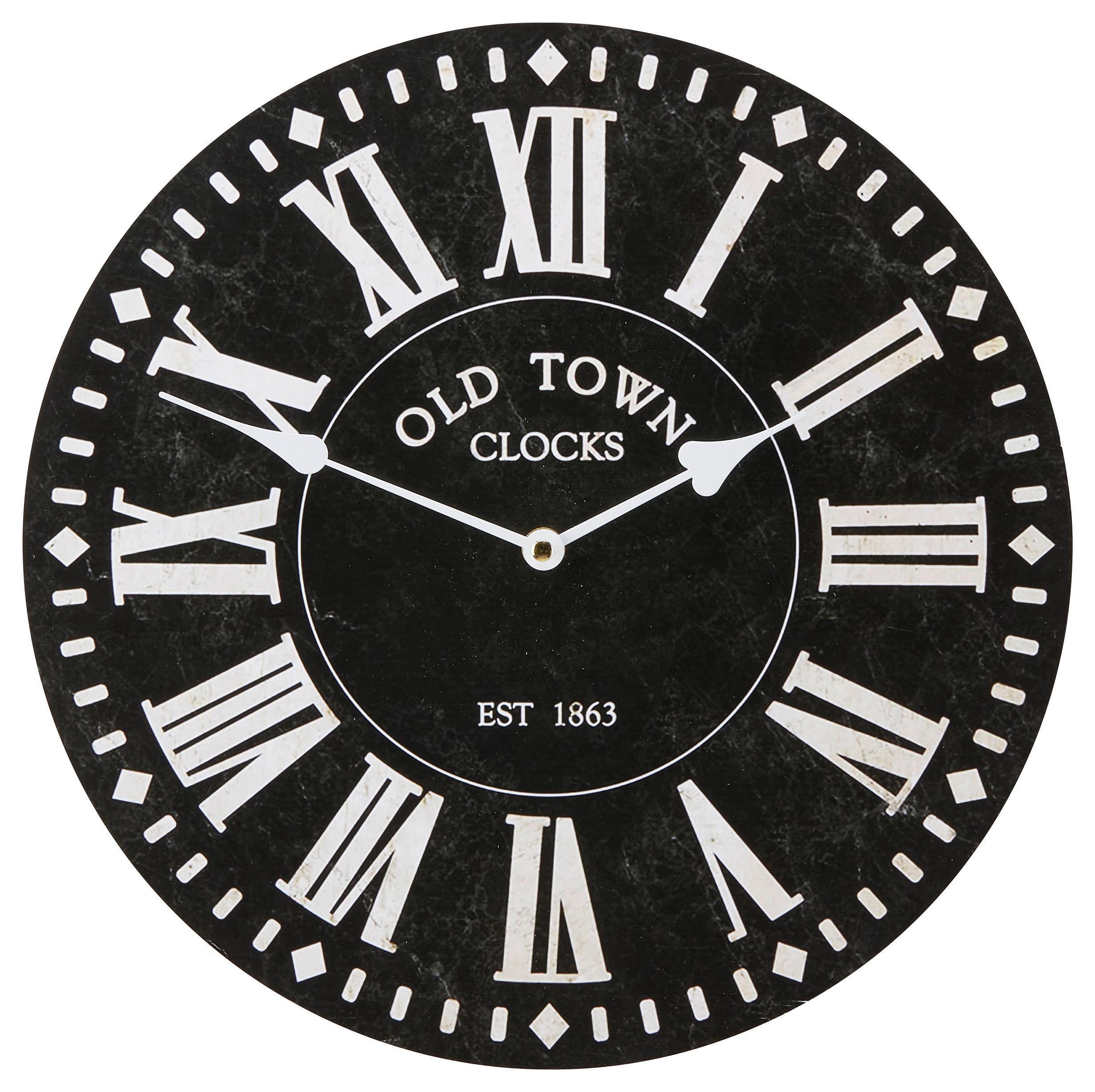 Wanduhr Alexandros Versch. Designs, D: 35 Cm - Multicolor, Basics, Papier/Holzwerkstoff (35cm) - Luca Bessoni