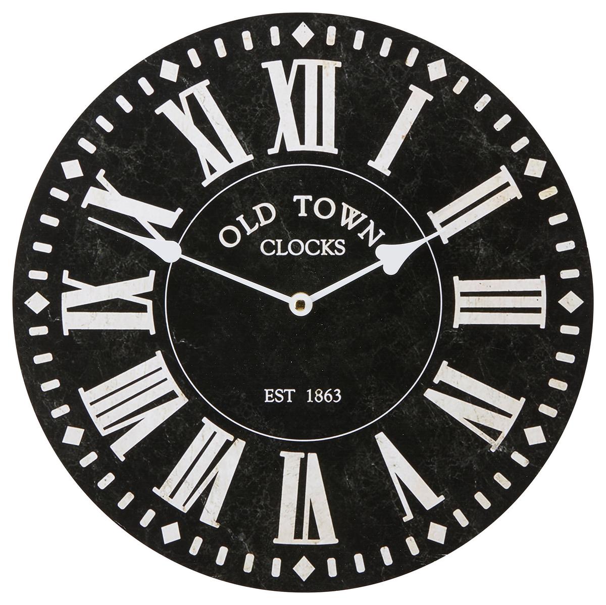 Wanduhr Alexandros Versch. Designs, D: 35 Cm - Multicolor, Basics, Papier/Holzwerkstoff (35cm) - Luca Bessoni