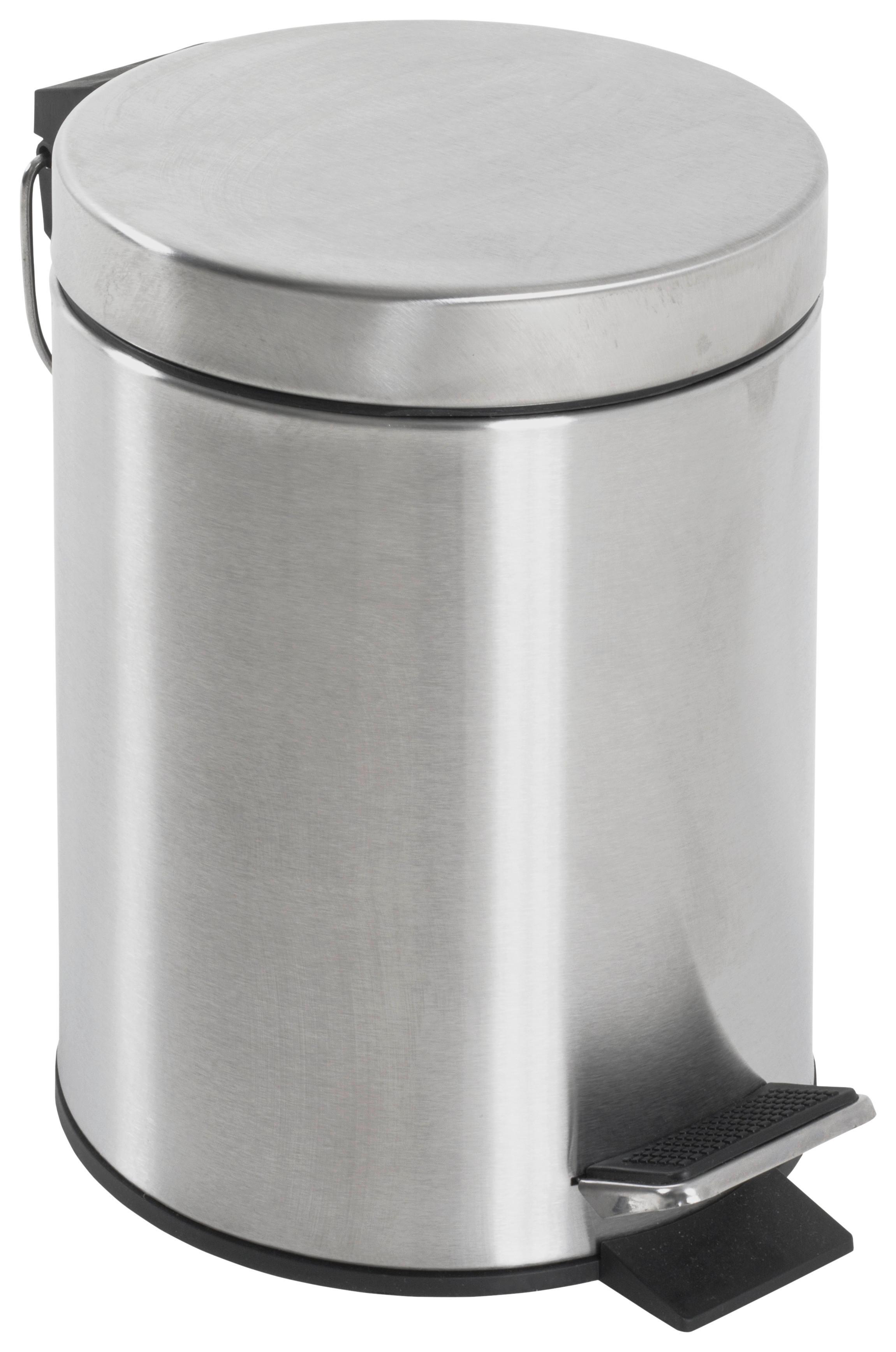 KOŠ NA KOSMETICKÉ POTŘEBY 18798 KOSMO - černá/barvy nerez oceli, Konvenční, kov/plast (17/24cm)