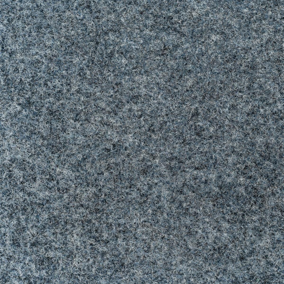 Teppichfliese Graublau Merlin 50x50 cm Florhöhe 5,5 mm - Graublau, Basics, Textil (50/50cm)