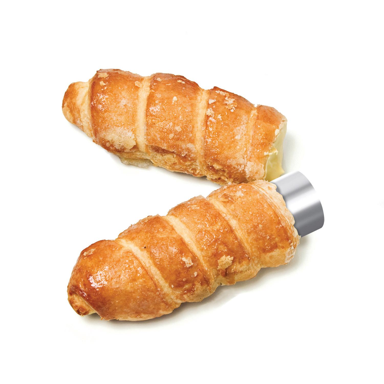 Backformenset Schaumrolle - Edelstahlfarben, Basics, Metall (8/8/1,5cm) - Metaltex