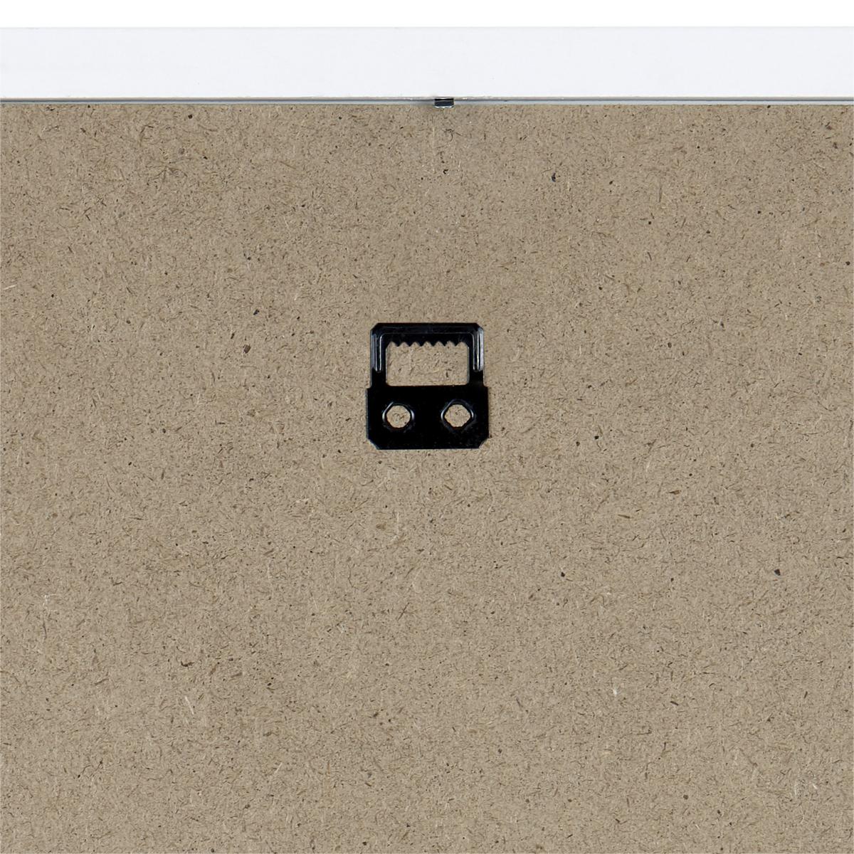 Bilderrahmen 50x70 cm Caralina Holz-Dekor Weiß, 53,3x73,3 cm - Weiß, Basics, Glas/Holz (53,3/73,3/1,5cm) - Luca Bessoni