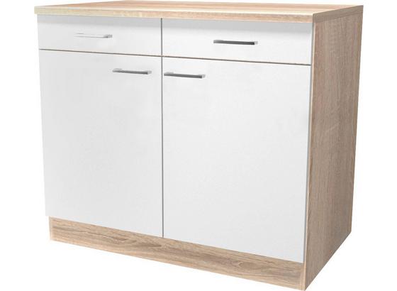 Küchenunterschrank Samoa Us 100 - Eichefarben/Weiß, KONVENTIONELL, Holzwerkstoff (100/85/57cm) Küchenunterschrank Samoa Us 100 - Eichefarben/Weiß, KONVENTIONELL, Holzwerkstoff (100/85/57cm)