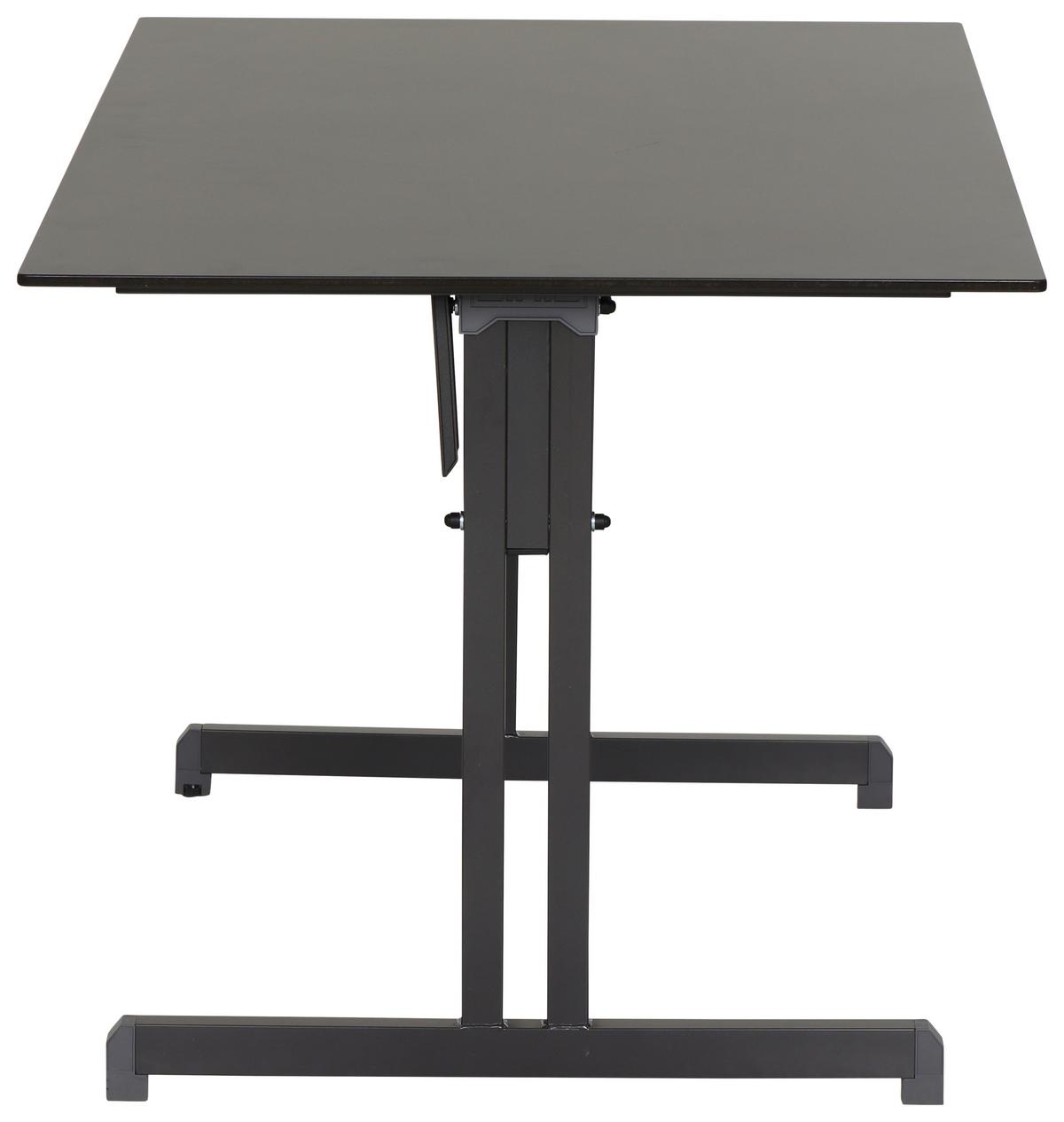 Gartentisch Klappbar Stahl L: 120cm - Anthrazit, MODERN, Holzwerkstoff/Metall (120/80/71cm) - Gardenson